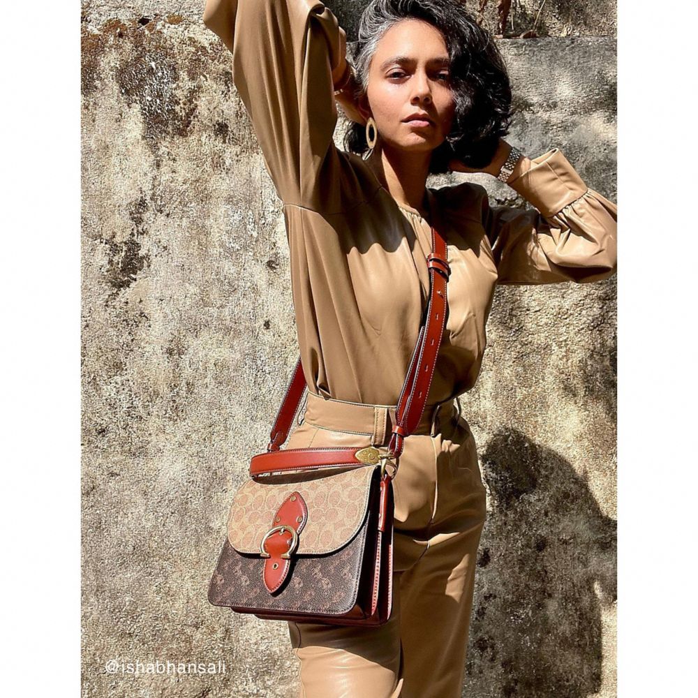 COACH Beat Shoulder Bag In Signature Canvas With Horse And Carriage Print