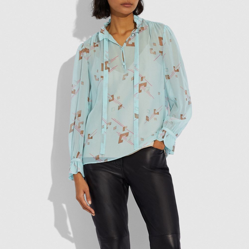 COACH Ruffle Blouse