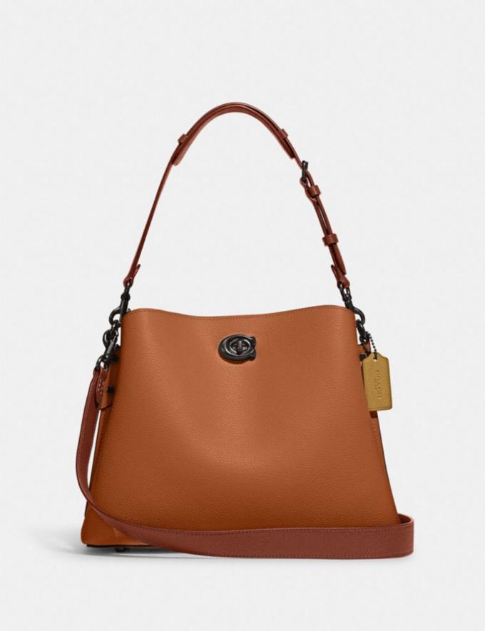Coach Willow Shoulder Bag in Colorblock V5/Canyon Multi DEFAULT_CATEGORY  
