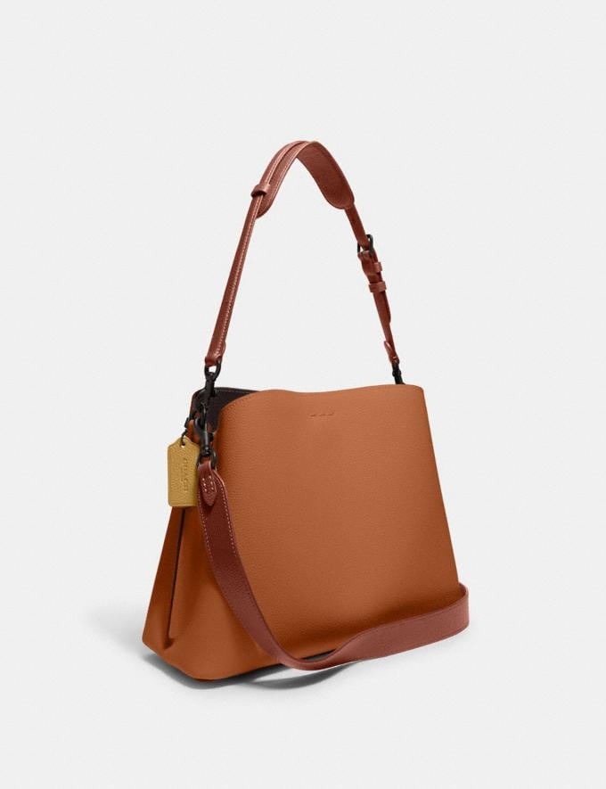 Coach Willow Shoulder Bag in Colorblock V5/Canyon Multi DEFAULT_CATEGORY Alternate View 1