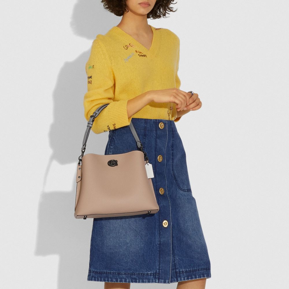 WILLOW SHOULDER BAG IN COLORBLOCK - Alternate View 1