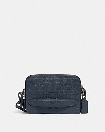 charter crossbody in signature leather