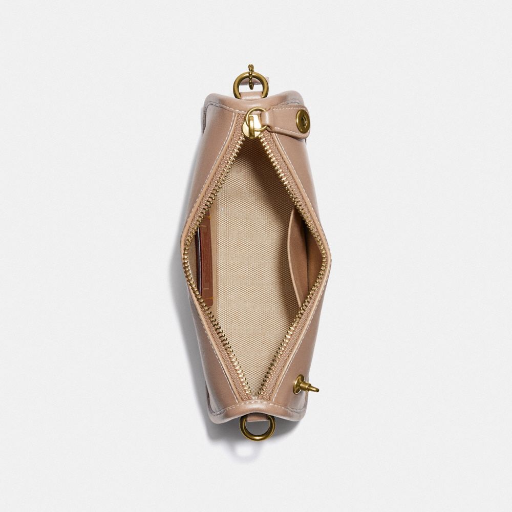 COACH®,Swinger Bag 20,Leather,Shoulder Bag,Embossed,Logo,Day Party,,Inside View,Top View