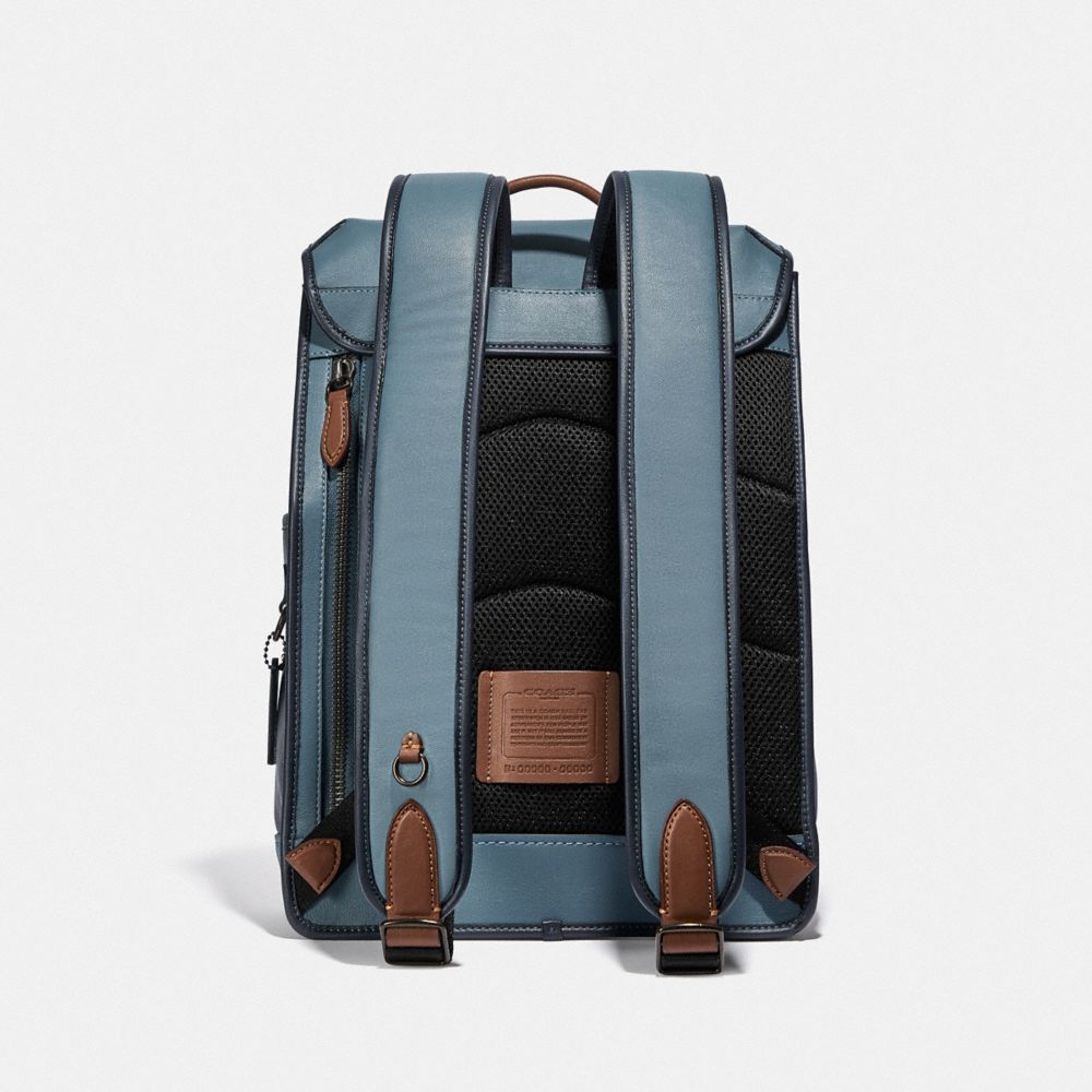 COACH League Flap Backpack In Colorblock