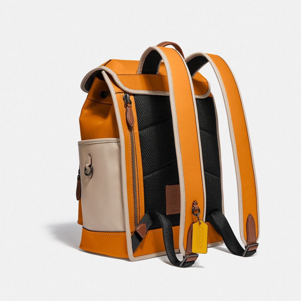 COACH League Flap Backpack In Colorblock