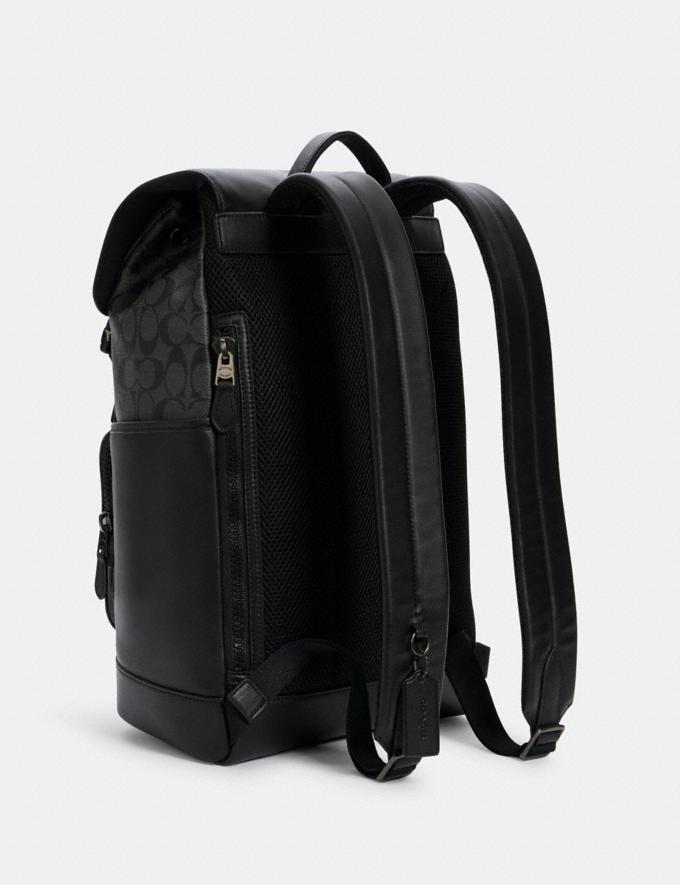 TRACK BACKPACK IN SIGNATURE CANVAS