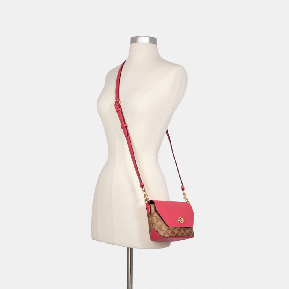 KARLEE CROSSBODY IN SIGNATURE CANVAS - Alternate View 2