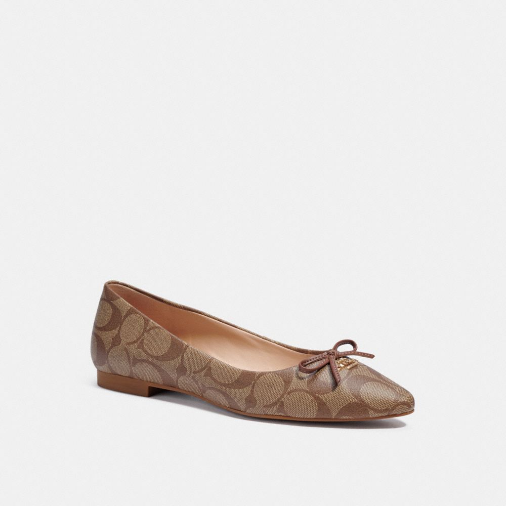 coach flats on sale