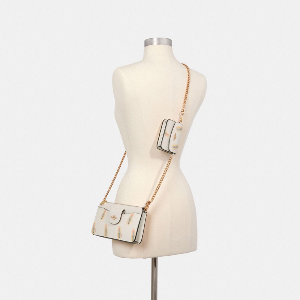 POPPY CROSSBODY WITH LIPSTICK PRINT - Alternate View 3