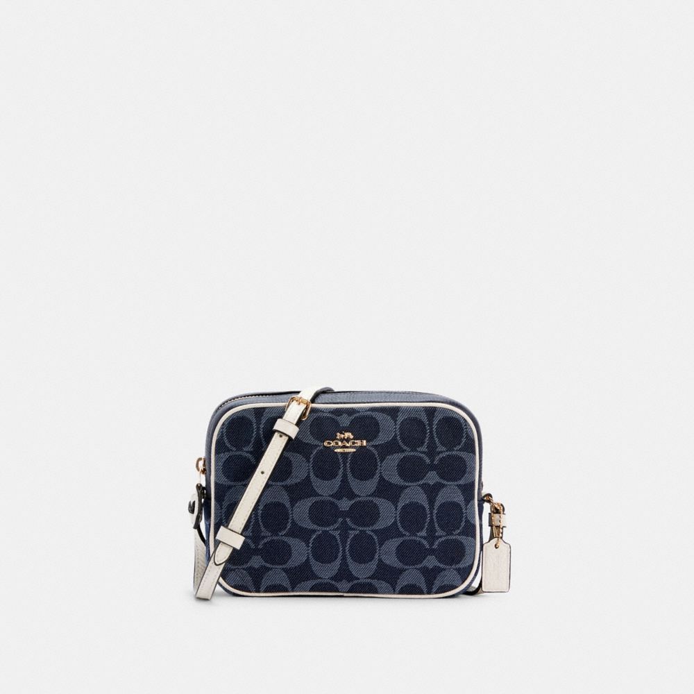 MINI CAMERA BAG IN SIGNATURE JACQUARD