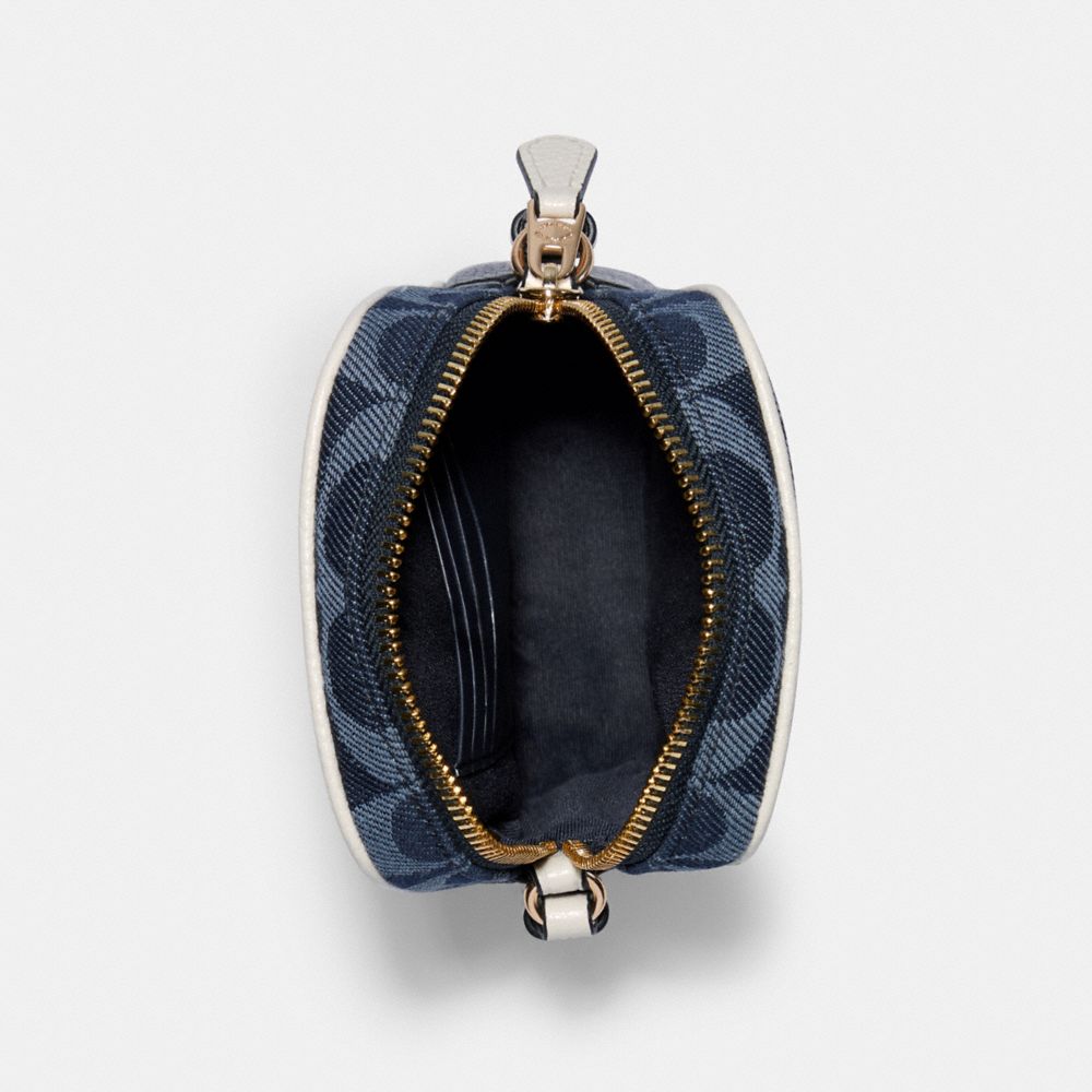 NORTH/SOUTH CROSSBODY IN SIGNATURE JACQUARD - Alternate View 1