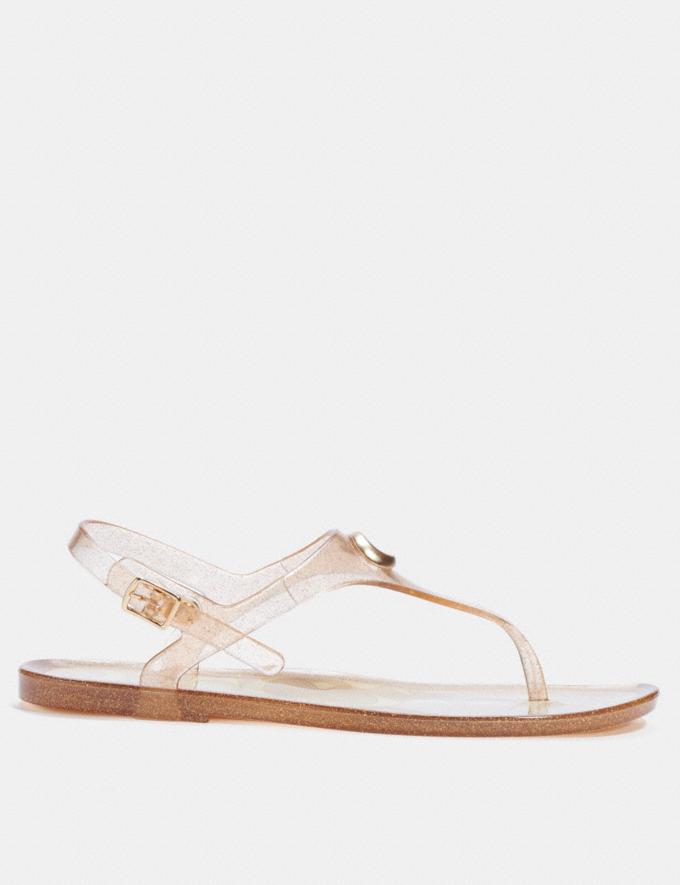Coach Natalee Jelly Sandal Dark Gold DEFAULT_CATEGORY Alternate View 1