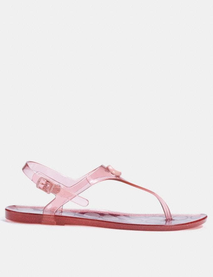 Coach Natalee Jelly Sandal Candy Apple/Candy Pink DEFAULT_CATEGORY Alternate View 1
