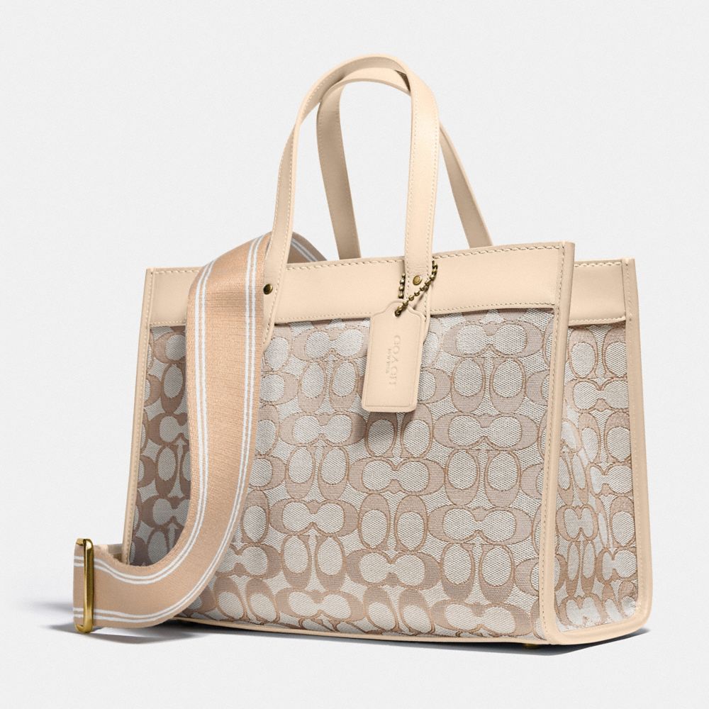 COACH Field Tote 30 In Signature Jacquard