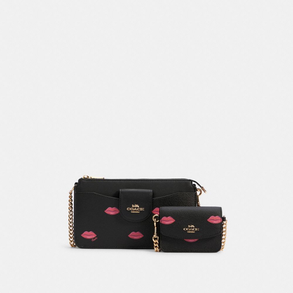 POPPY CROSSBODY WITH LIPS PRINT