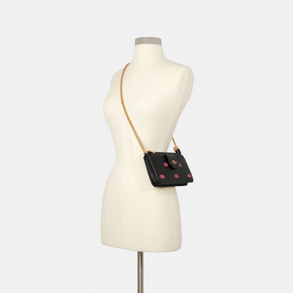 POPPY CROSSBODY WITH LIPS PRINT - Alternate View 1