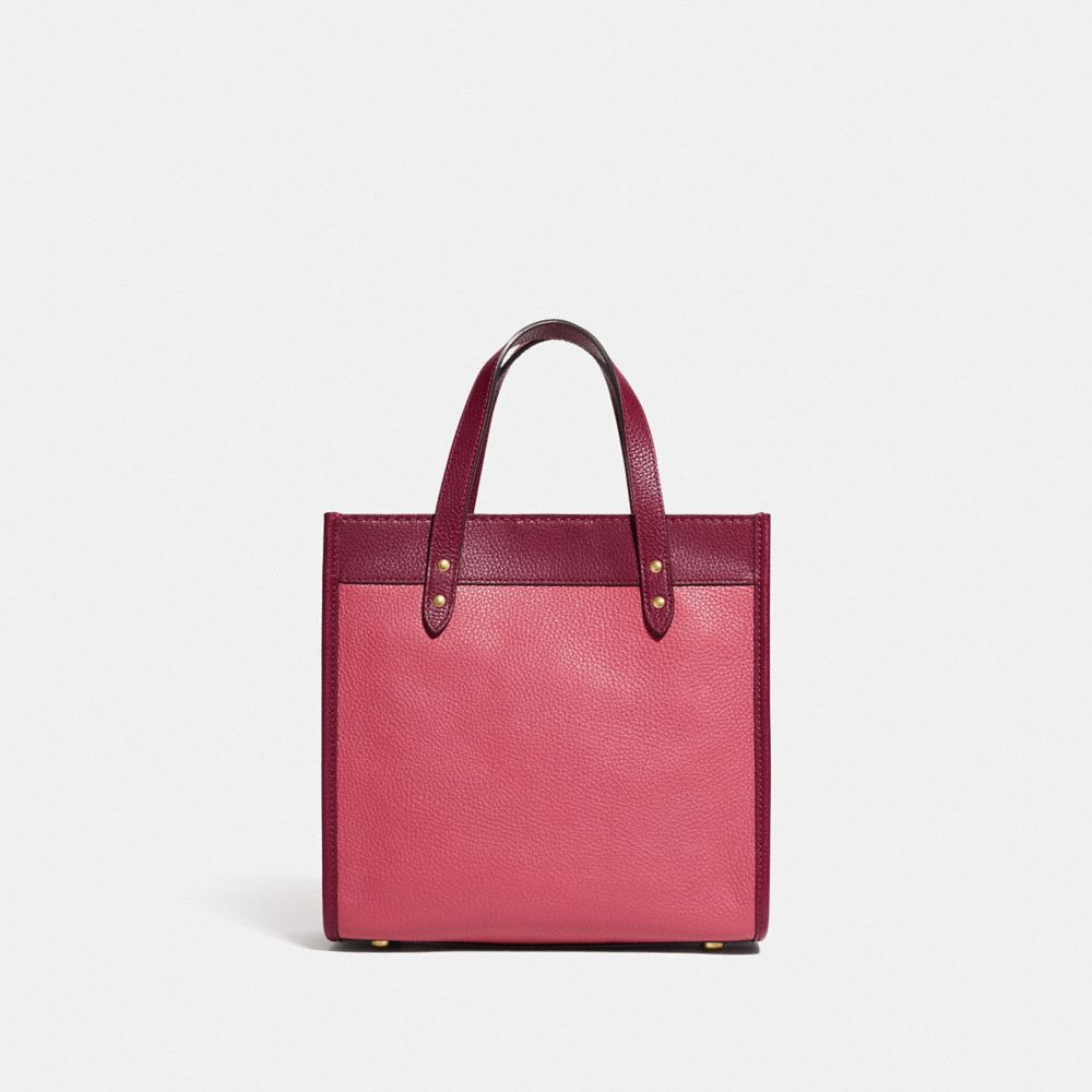 coach field tote 22 ivory