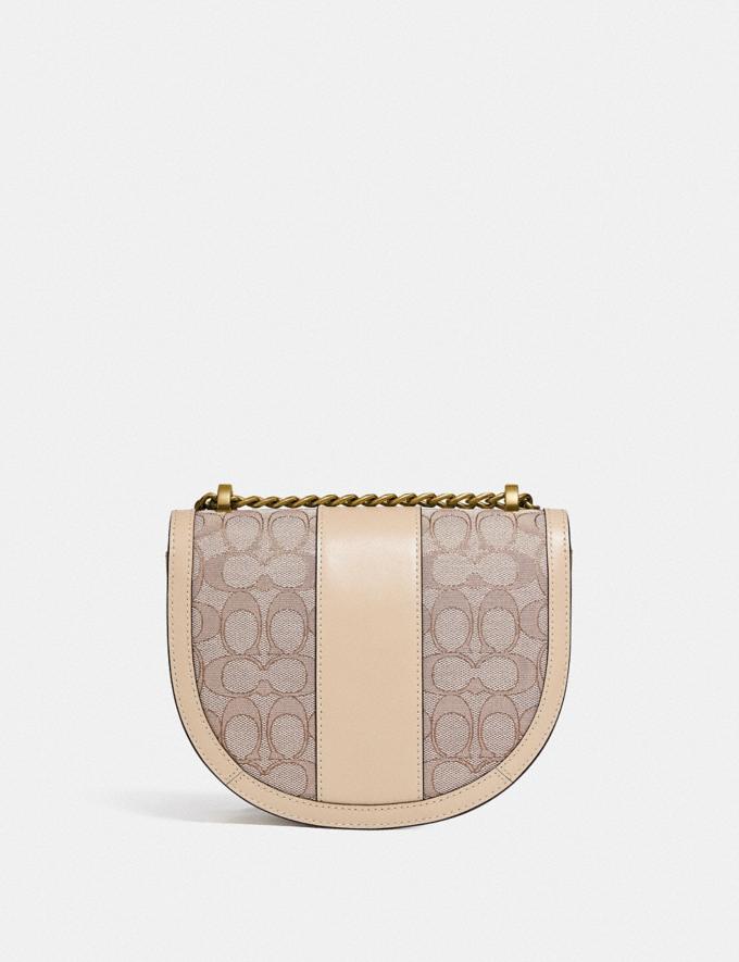 Coach Alie Saddle Bag in Signature Jacquard B4/Stone Ivory Sale Shop by Discount Up to 50% off Alternate View 2