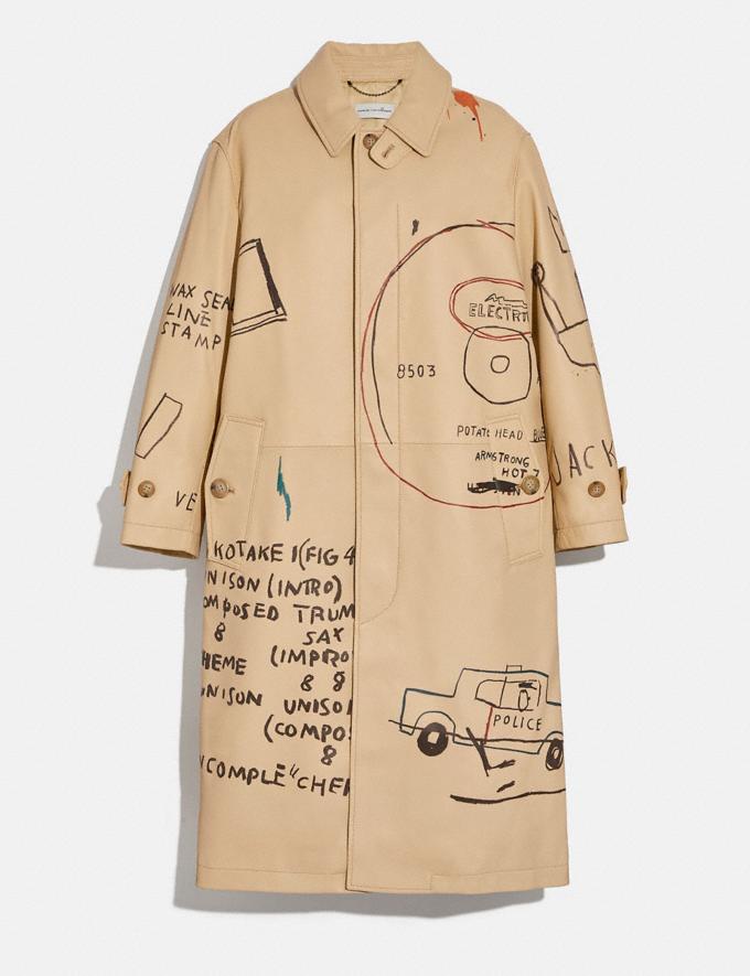 Coach Coach X Jean-Michel Basquiat Coat Beige Women Ready-to-Wear Jackets & Outerwear