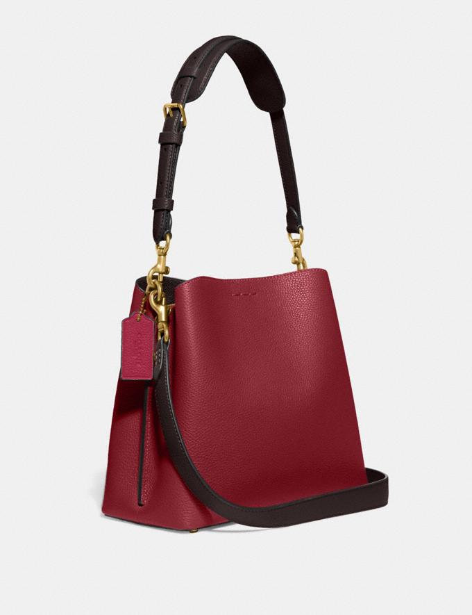 Coach Willow Bucket Bag in Colorblock B4/Cherry DEFAULT_CATEGORY Alternate View 1