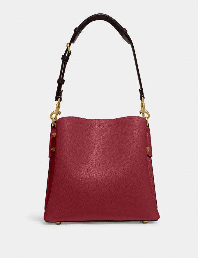 Coach Willow Bucket Bag in Colorblock B4/Cherry DEFAULT_CATEGORY Alternate View 2