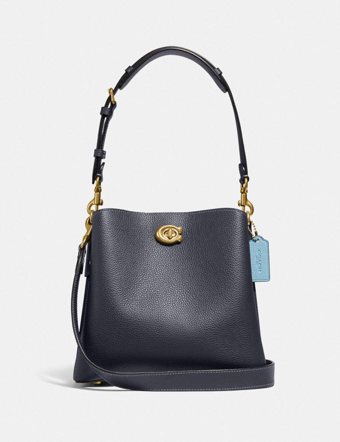 Coach Willow Bucket Bag in Colorblock B4/Midnight Navy Multi Translations 5.1 Retail  