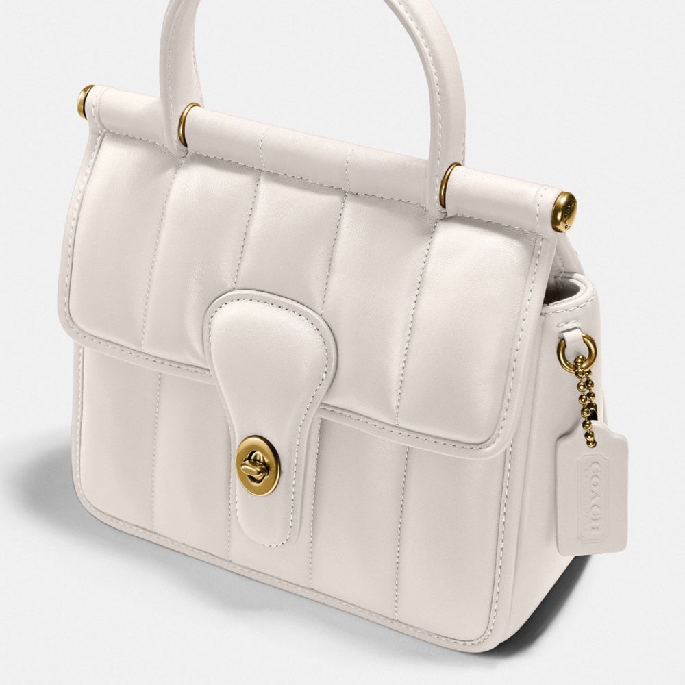 COACH Willis Top Handle 18 With Quilting