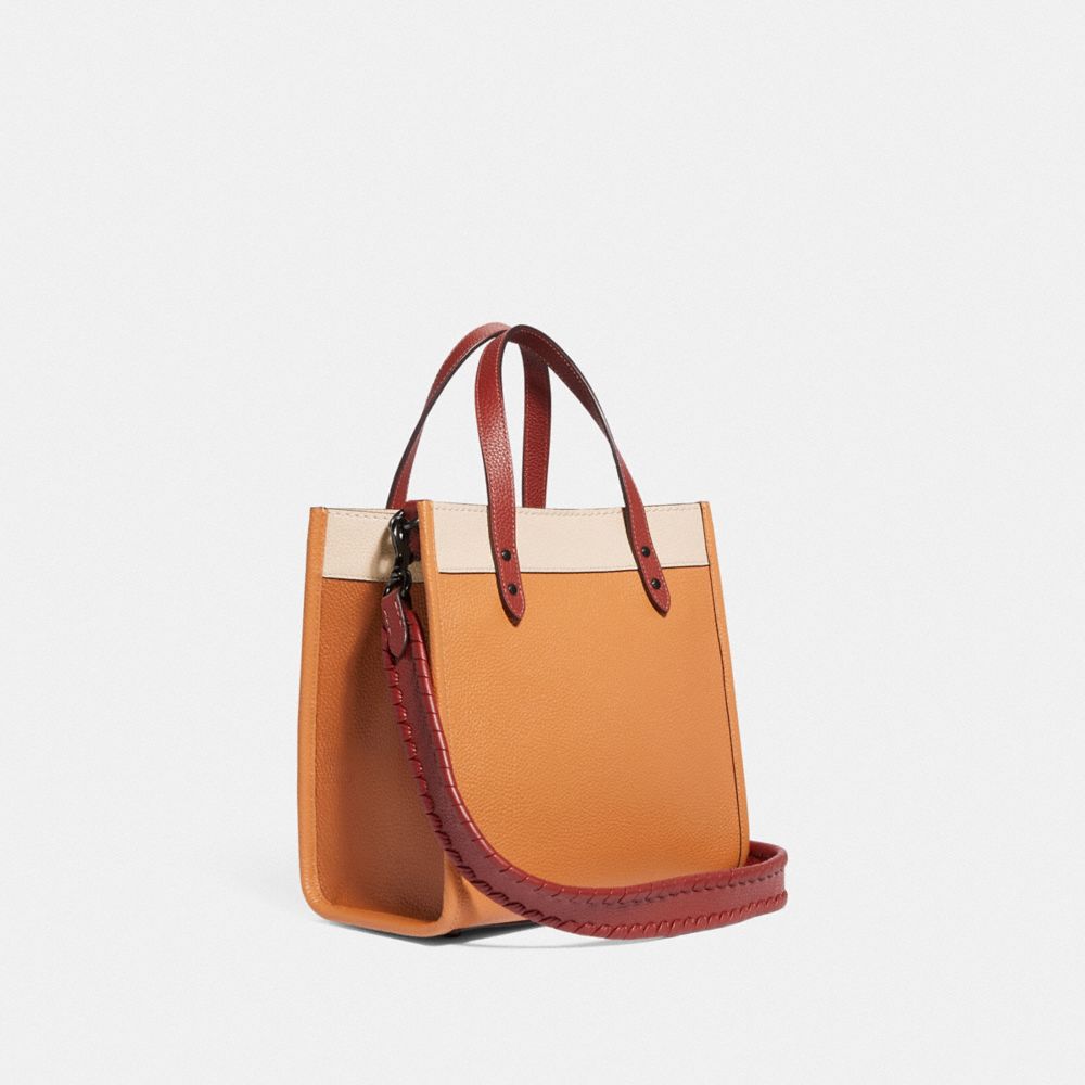coach field tote 22 ivory