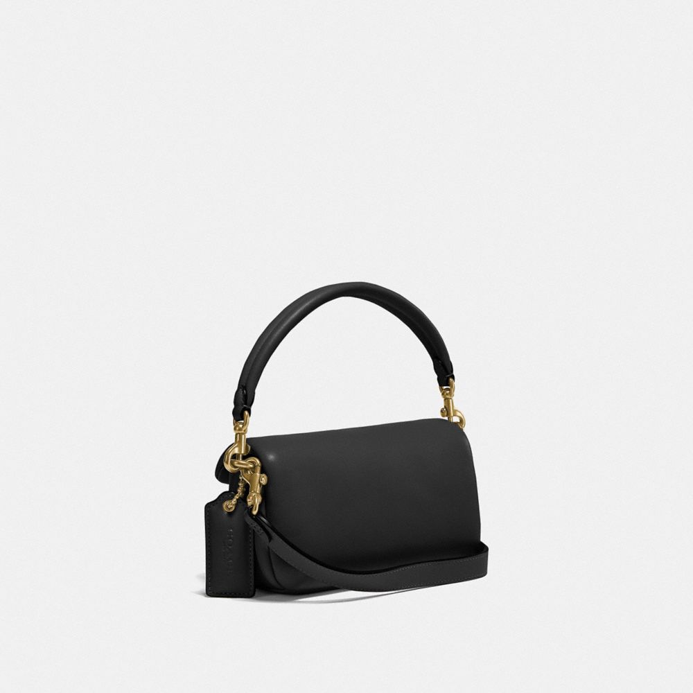 QA_AUTO Pillow Tabby Shoulder Bag 18, Brass/Black, Product