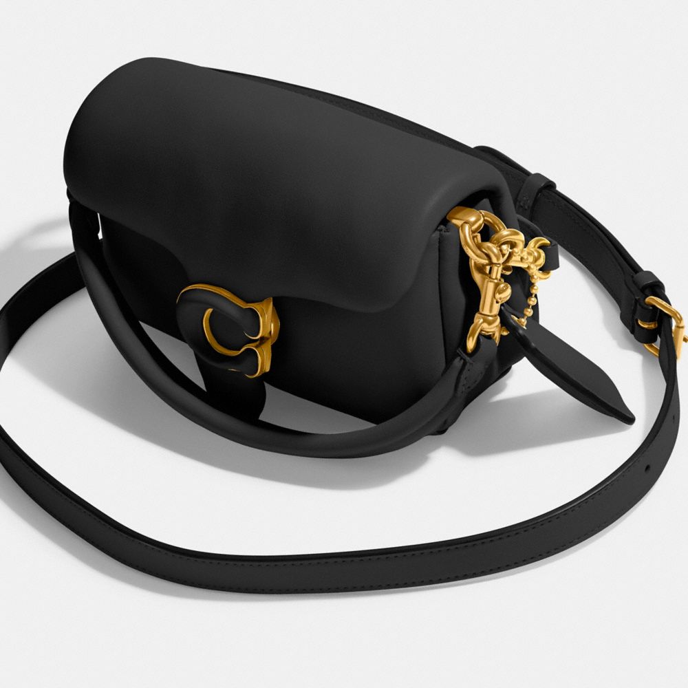 QA_AUTO Pillow Tabby Shoulder Bag 18, Brass/Black, Product