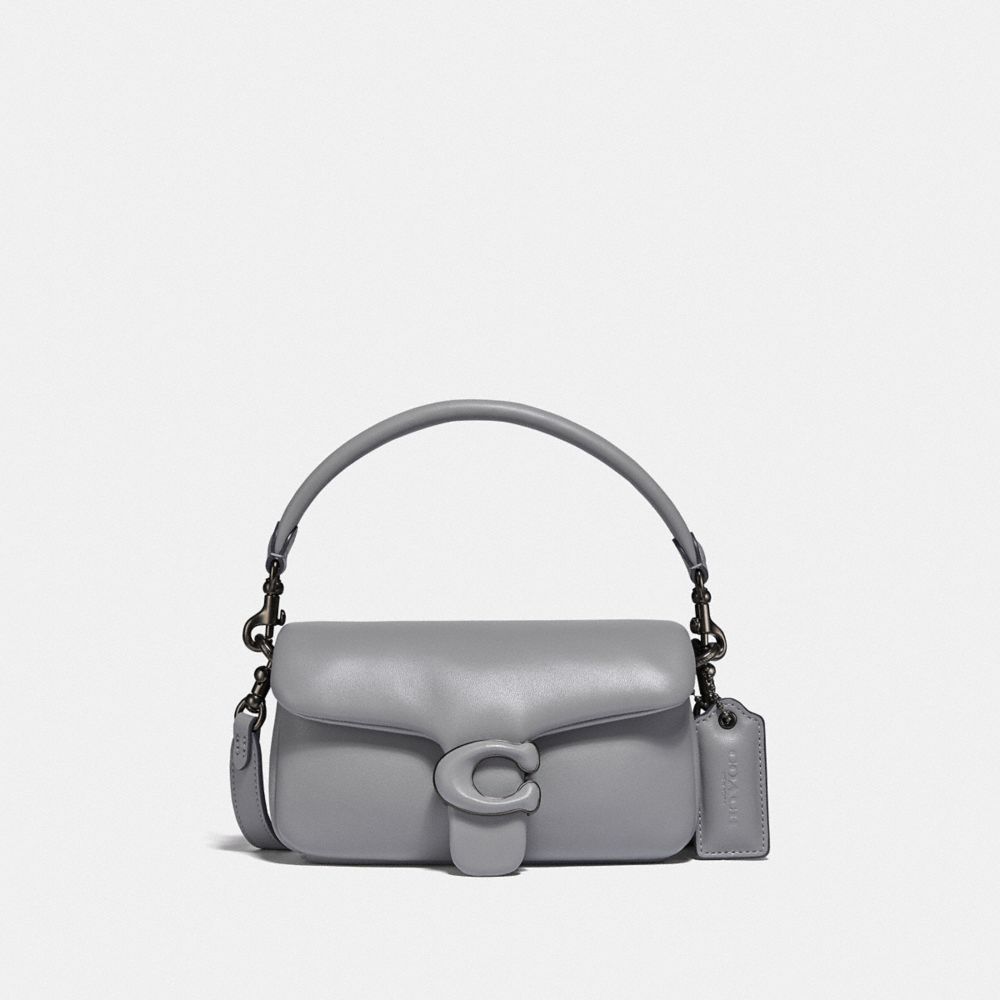 silver coach pillow tabby