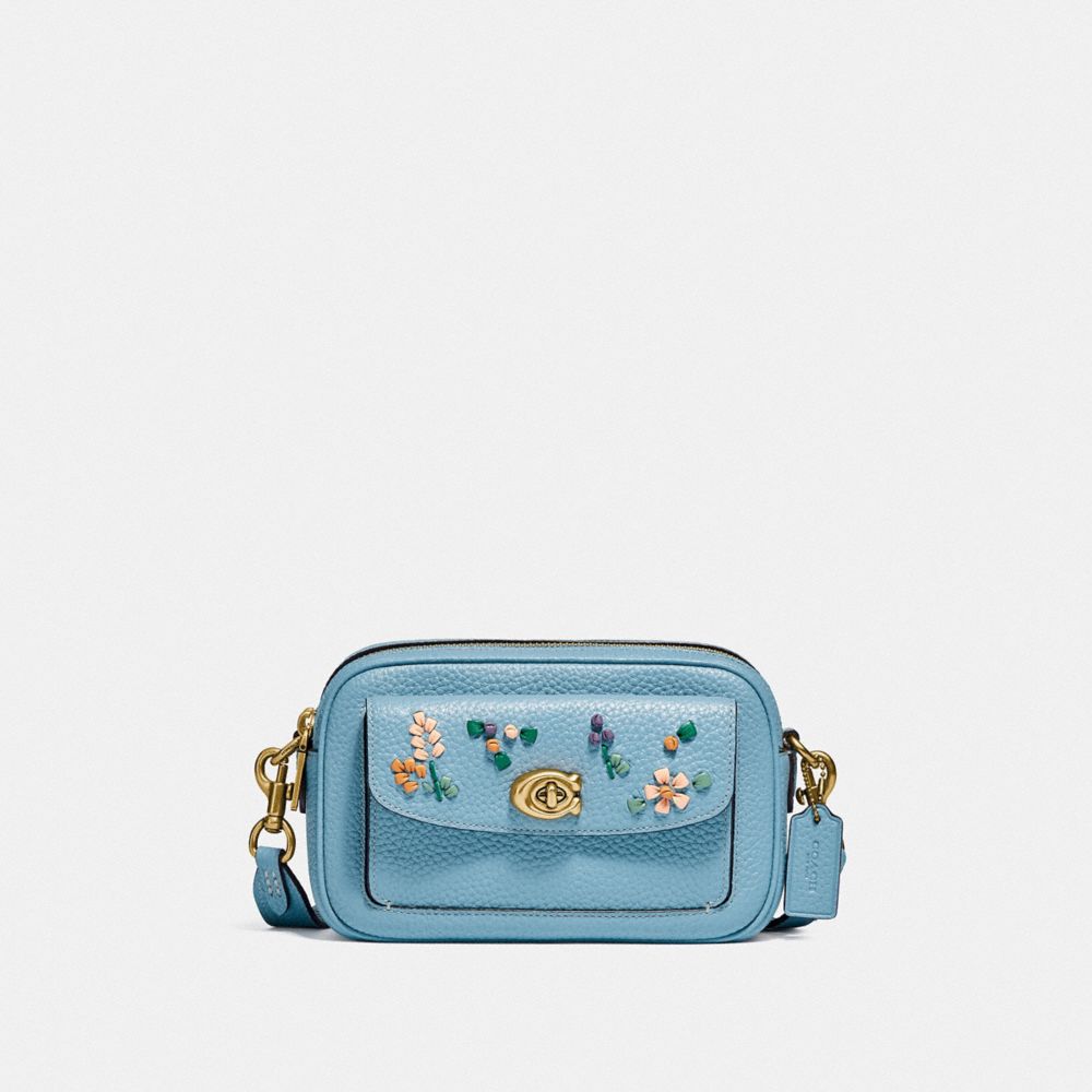 Coach Willow Camera Bag With Floral Embroidery