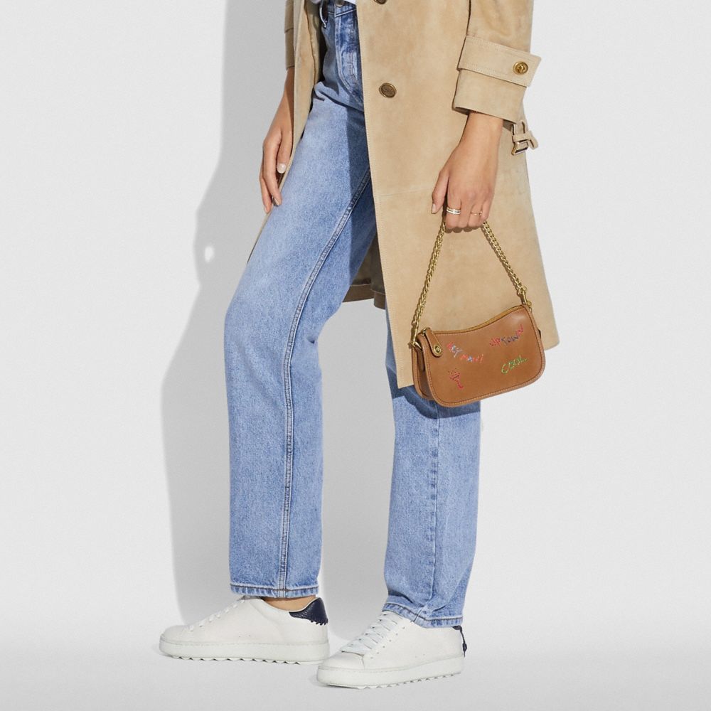 SWINGER 20 IN ORIGINAL NATURAL LEATHER - Alternate View 1