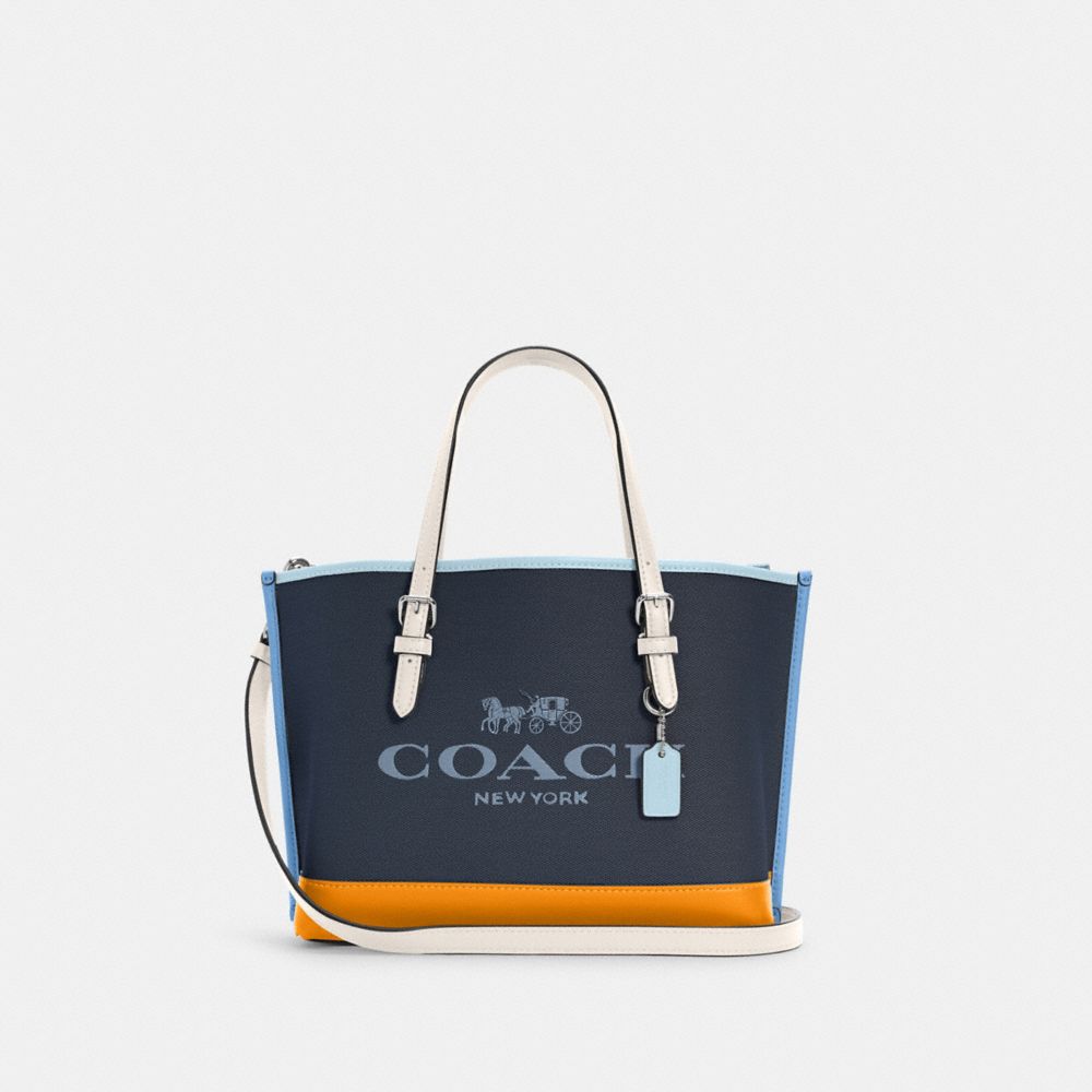 mollie tote 25 in colorblock