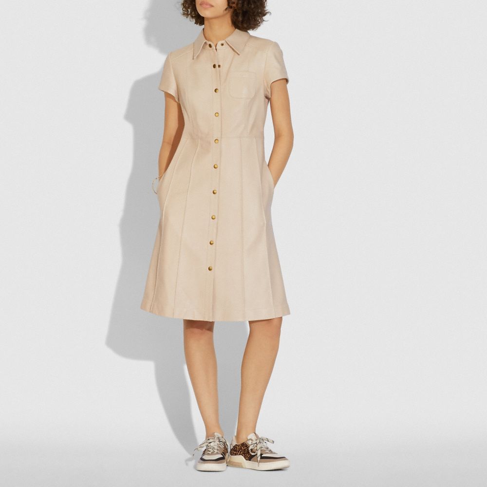 QA_AUTO Leather Dress, 70s Trench, Product