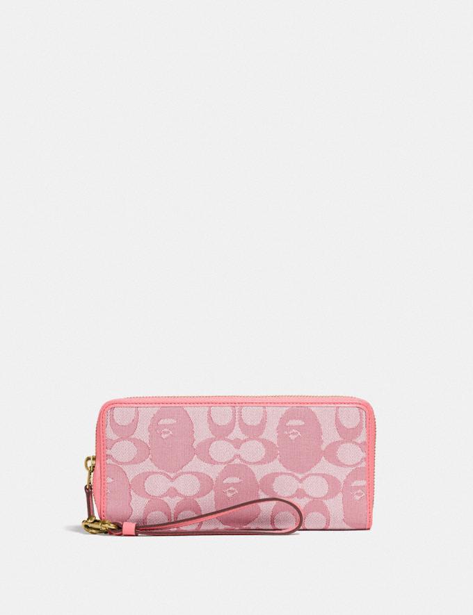 COACH: Bape X Phone Wallet In Signature Jacquard