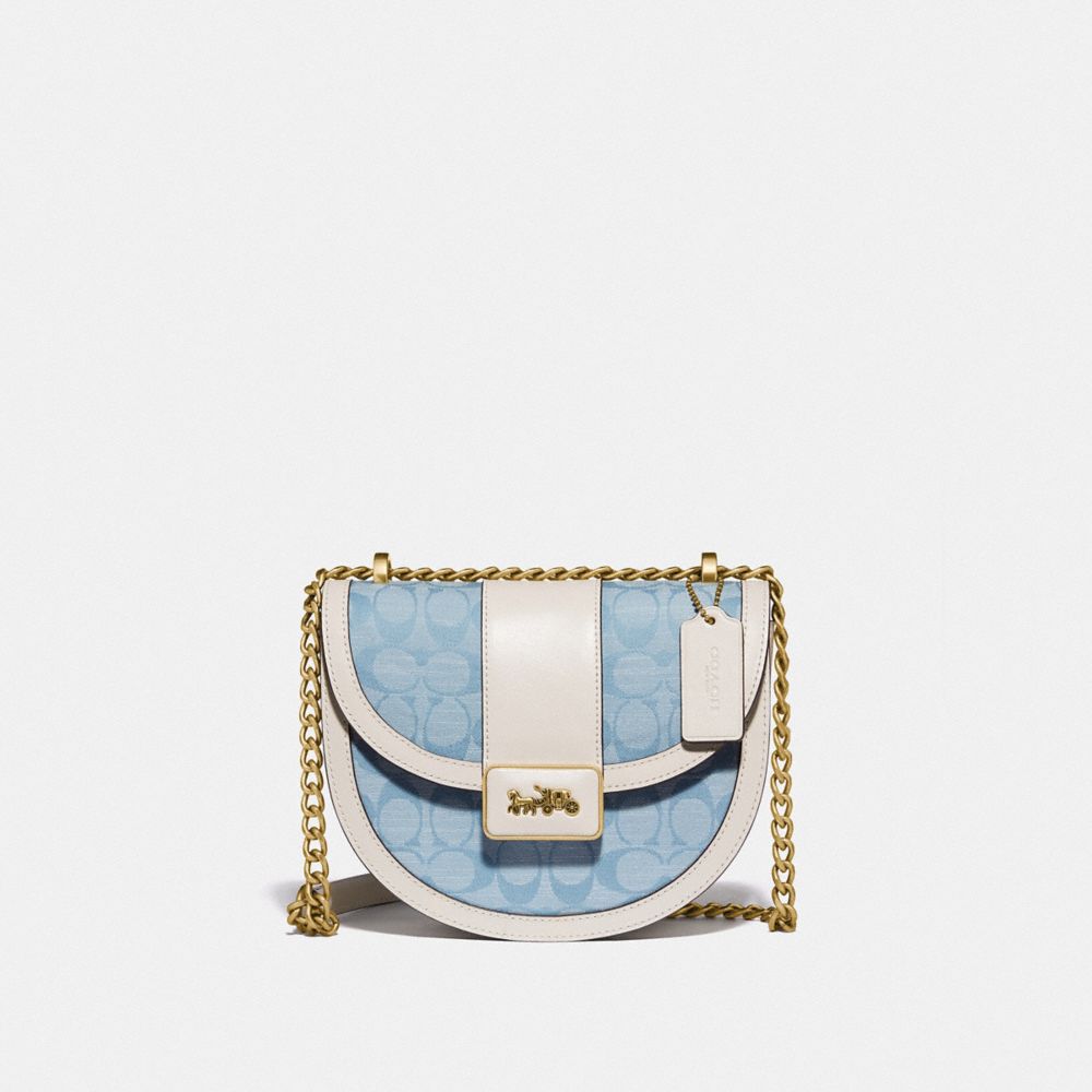 COACH Alie Saddle Bag In Signature Chambray
