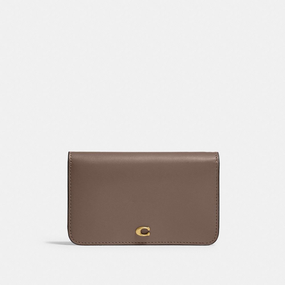 COACH®,SLIM CARD CASE,Refined Calf Leather,Mini,