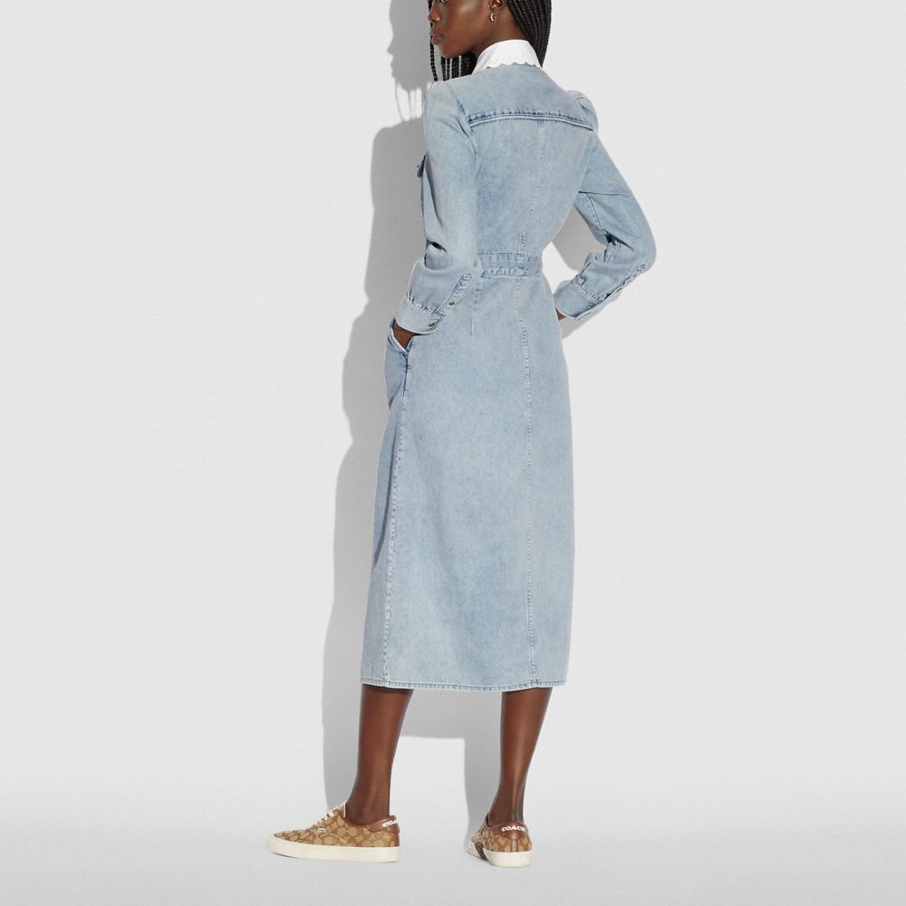 stone denim dress