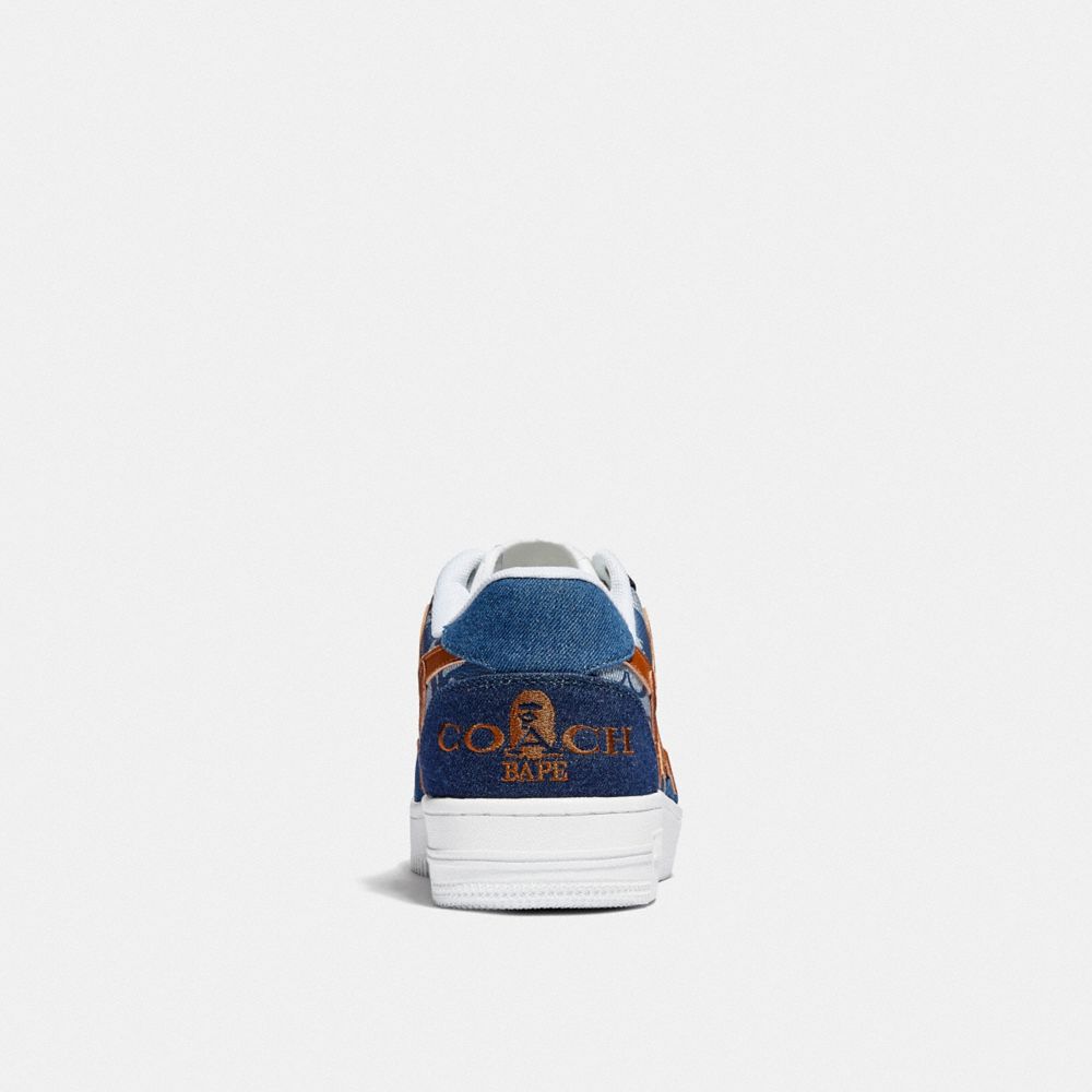 bape x coach bapesta sneaker
