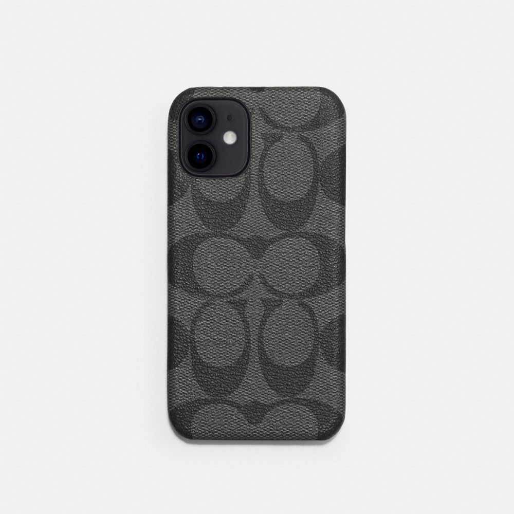 COACH® Outlet IPHONE 12 MINI CASE IN SIGNATURE CANVAS
