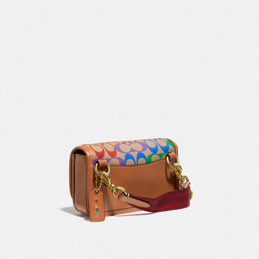 COACH Charter Phone Crossbody In Rainbow Signature Canvas