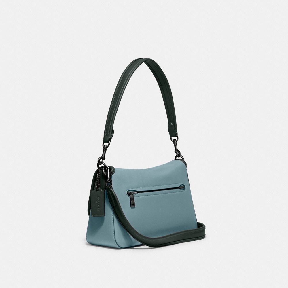 QA_AUTO Soft Tabby Shoulder Bag In Colorblock, Pewter/Sage Multi, Product