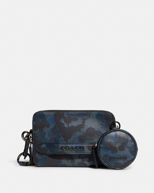 CHARTER CROSSBODY WITH HYBRID POUCH WITH CAMO PRINT