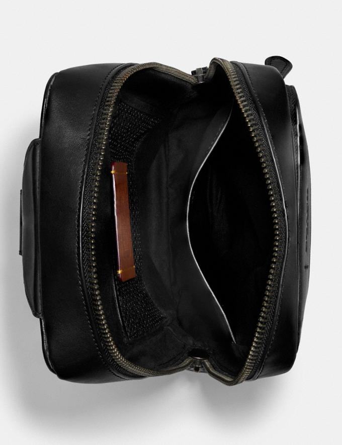 Coach Gotham Pack in Signature Canvas Black Copper/Charcoal/Black DEFAULT_CATEGORY Alternate View 1