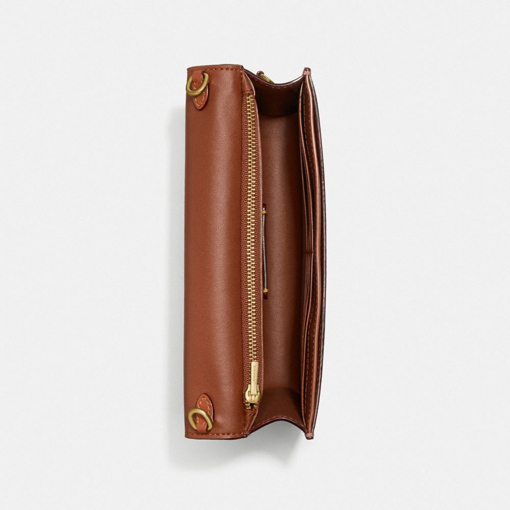 COACH®,HAYDEN CROSSBODY IN SIGNATURE CANVAS,Signature Coated Canvas/Smooth Leather,Mini,,Inside View,Top View