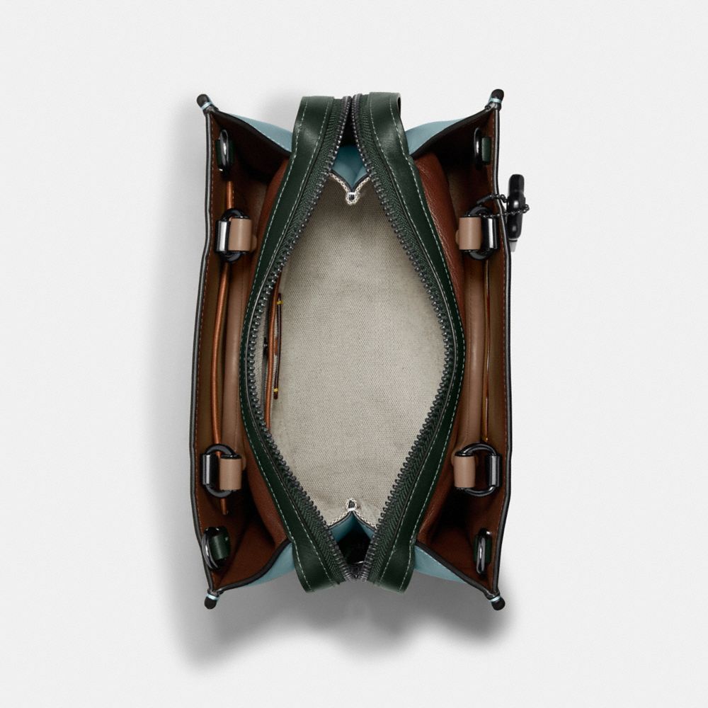 COACH®,Rogue Bag 25 In Colorblock,,Inside View,Top View