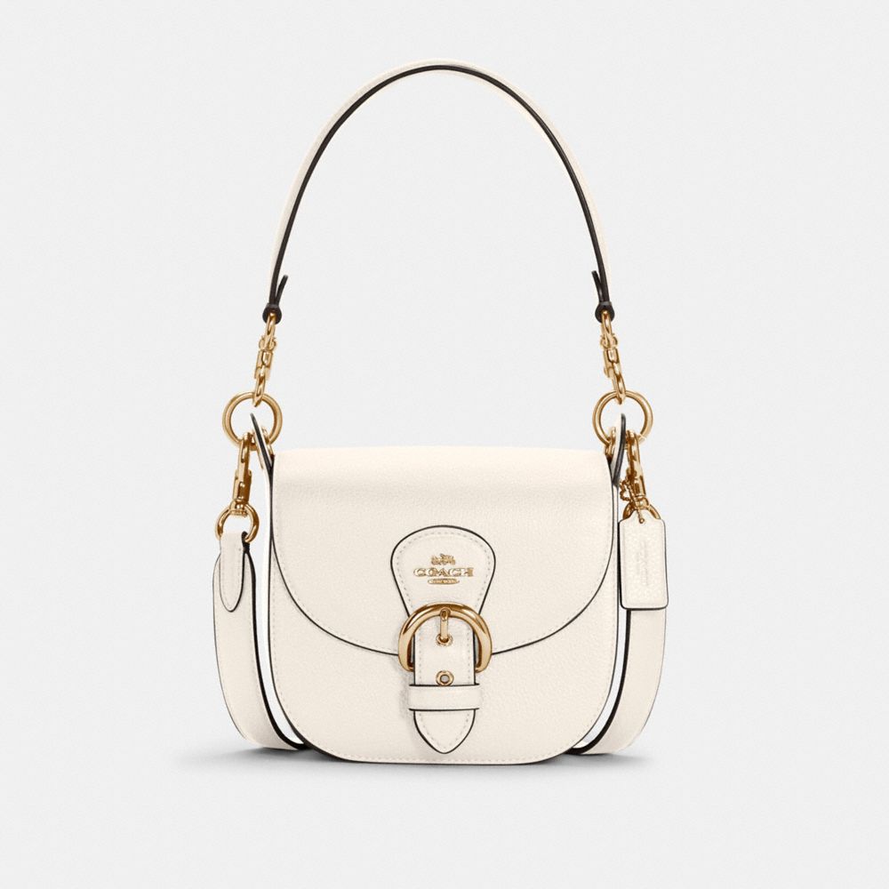 white shoulder bag coach