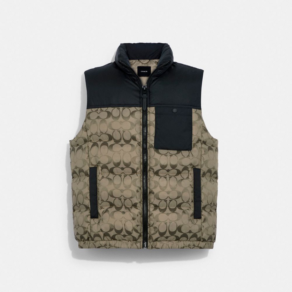 black coach vest