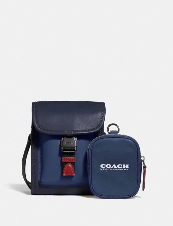 Coach Charter North/South Crossbody With Hybrid Pouch in Colorblock Midnight Navy Multi DEFAULT_CATEGORY  